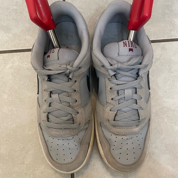 2012 Nike Renzo 2 Mens 8.5 Skateboard Low Suede Leather Gray Black - Picture 11 of 12